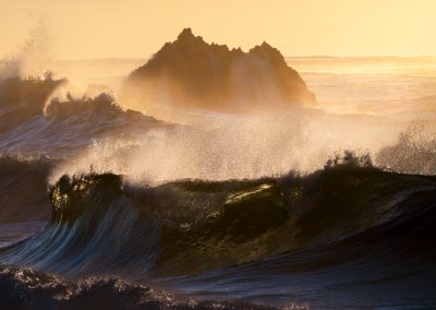 South Coast NSW, crashing waves