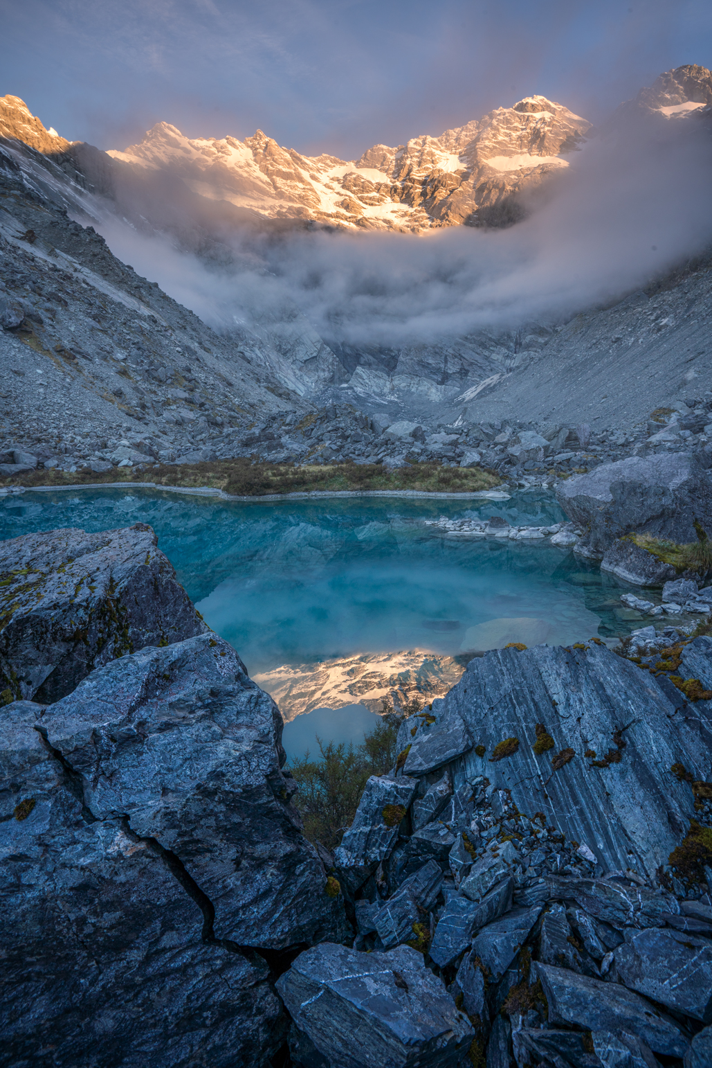 Southern Alps, Ice Lake Copyright William Patino, New Zealand Landscape Photographer