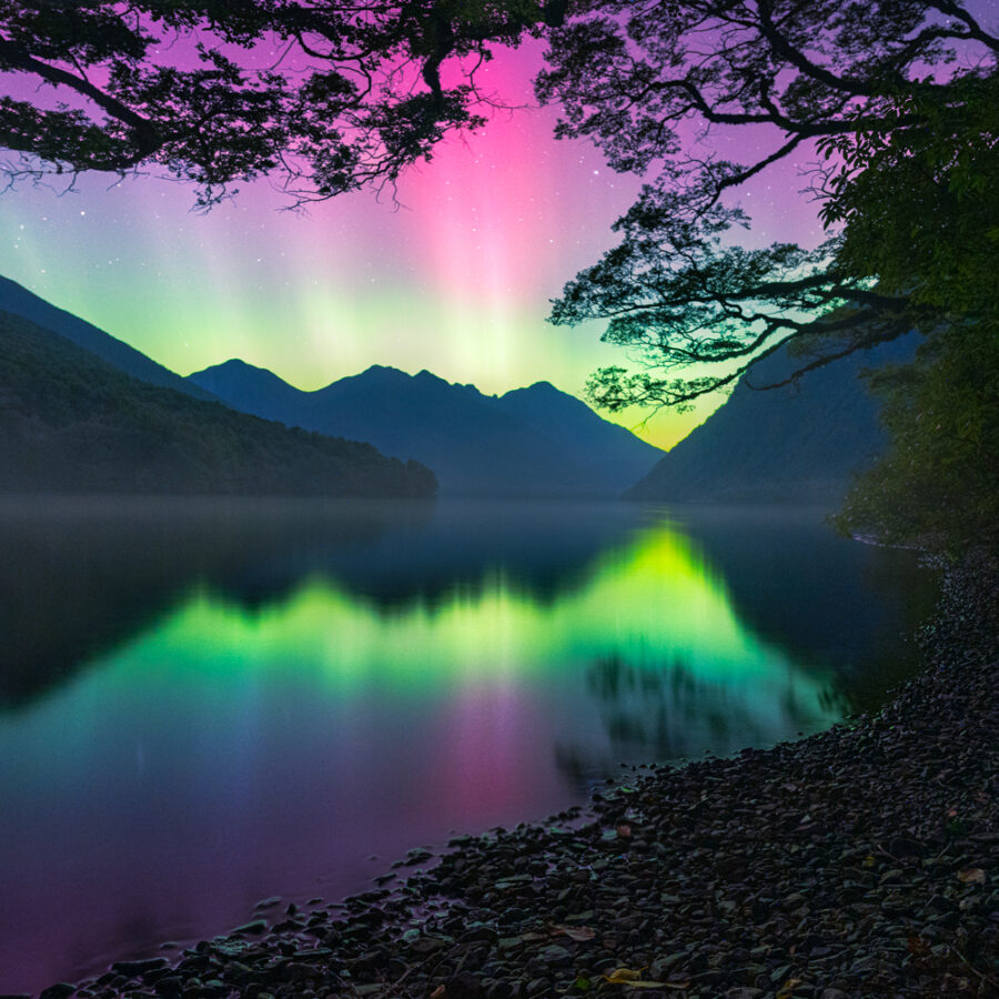 Aurora Australis, Fiordland New Zealand